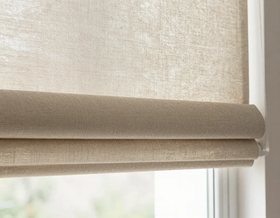 Rullgardiner i linne